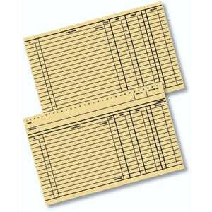 Buff Ledger Cards