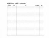 Quotation Index page 2