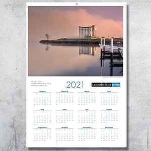 Custom Corporate Wall Calendar - Year At A Glance