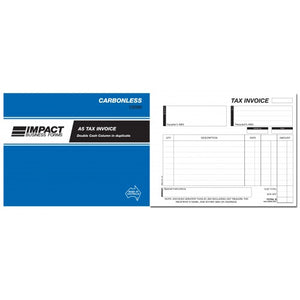 Tax Invoice Book Double Money Column Duplicate Impact CS560